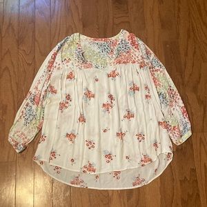 Lucky Brand Floral Blouse